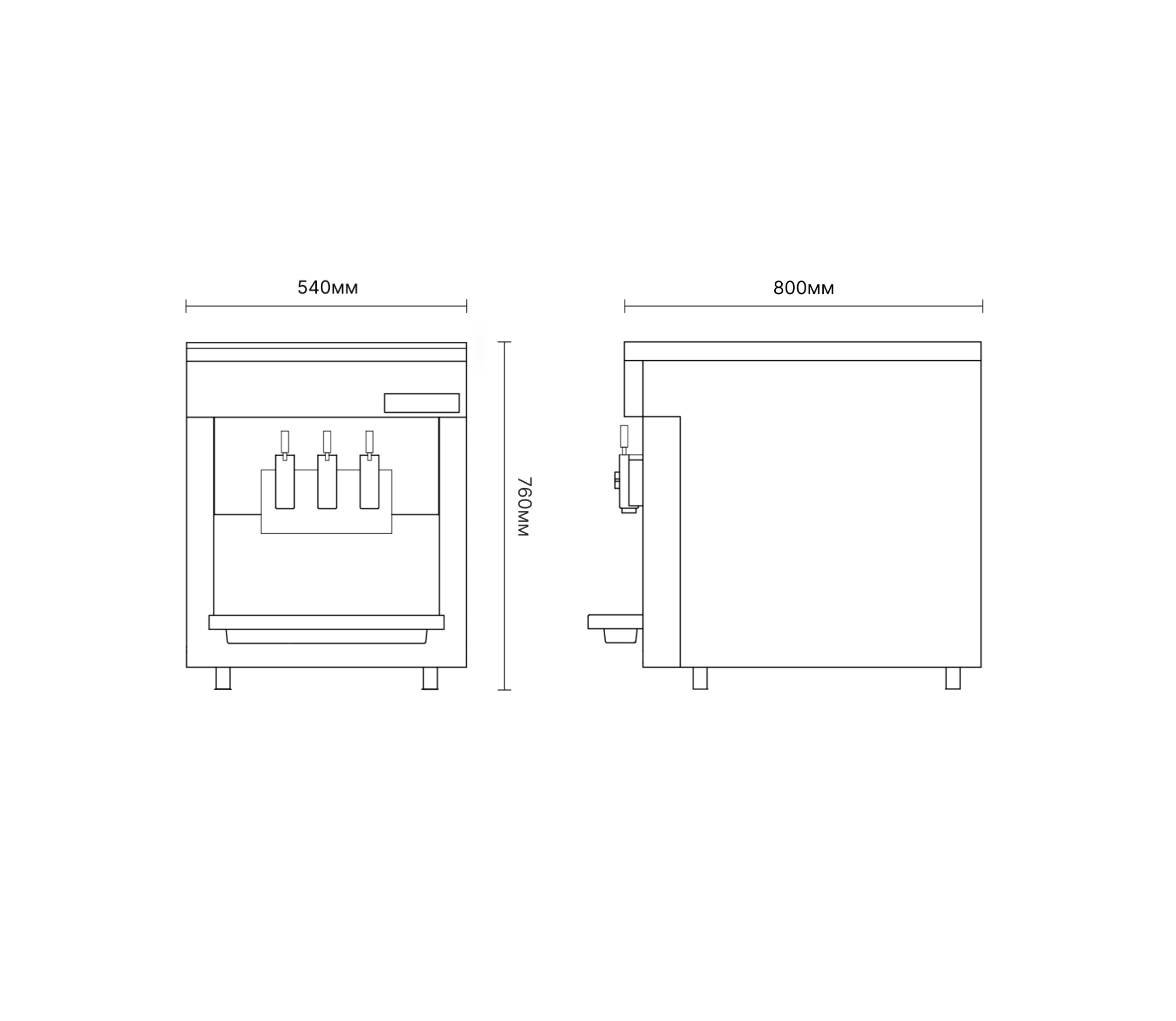 Кухонные, холодильные и морозильные шкафы - Фризер для мороженого D420 DF7220-A (9303622)